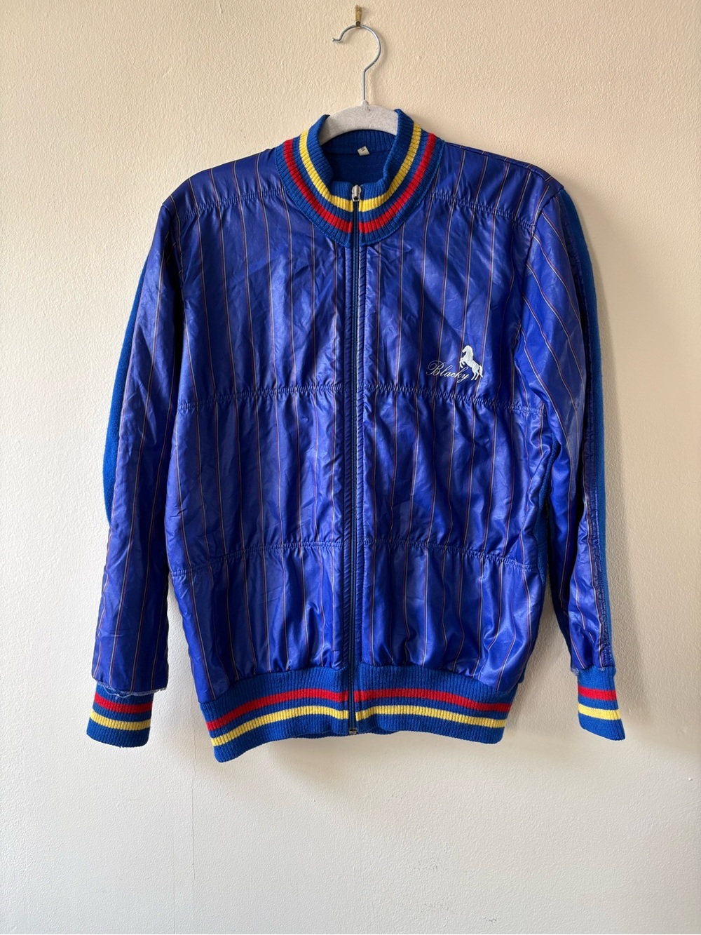 Vintage 80s Blue Sports Jacket